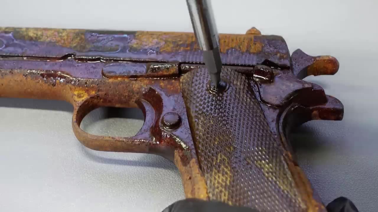 Gun Restoration, Colt M1911 U.S. ARMY 1914, (with test fire).