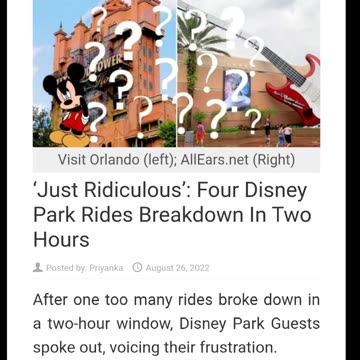 Is Disney losing some of its Pixie Dust?