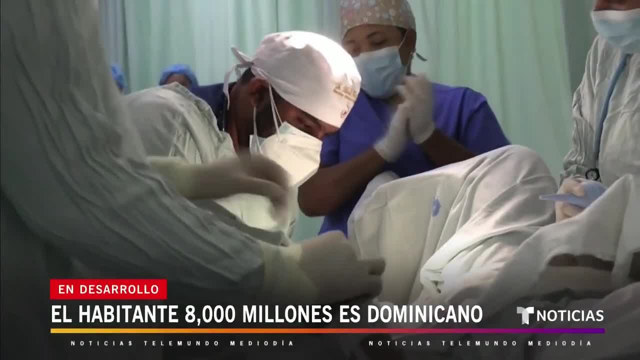 Un niño dominicano es el habitante número 8,000 millones _ Noticias Telemundo