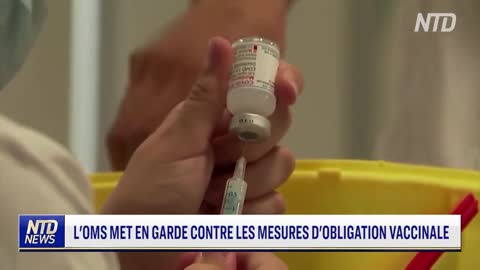 ▶ EXTRAIT-RQ + LIENS parus (21 nov 2021) : L'OMS s’inquiète de l’obligation vaccinale...