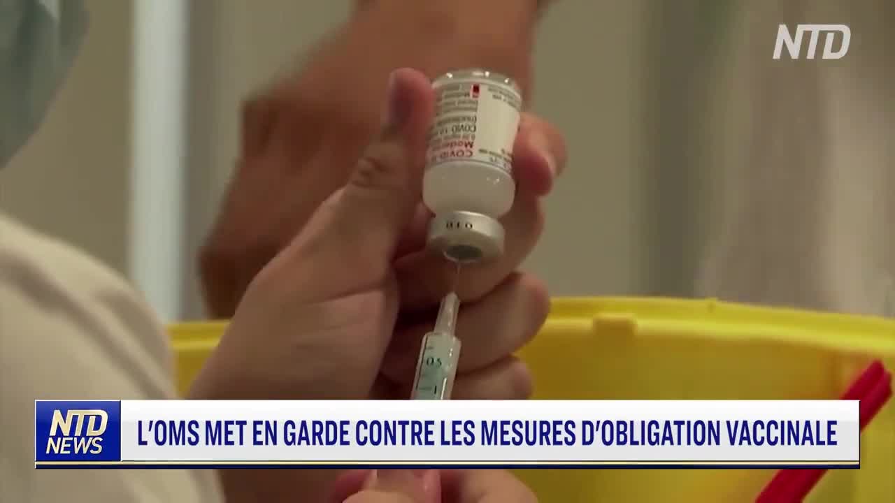 ▶ EXTRAIT-RQ + LIENS parus (21 nov 2021) : L'OMS s’inquiète de l’obligation vaccinale...