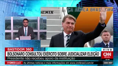 Bolsonaro consultou o Exército sobre judicializar a eleição | CNN 360º