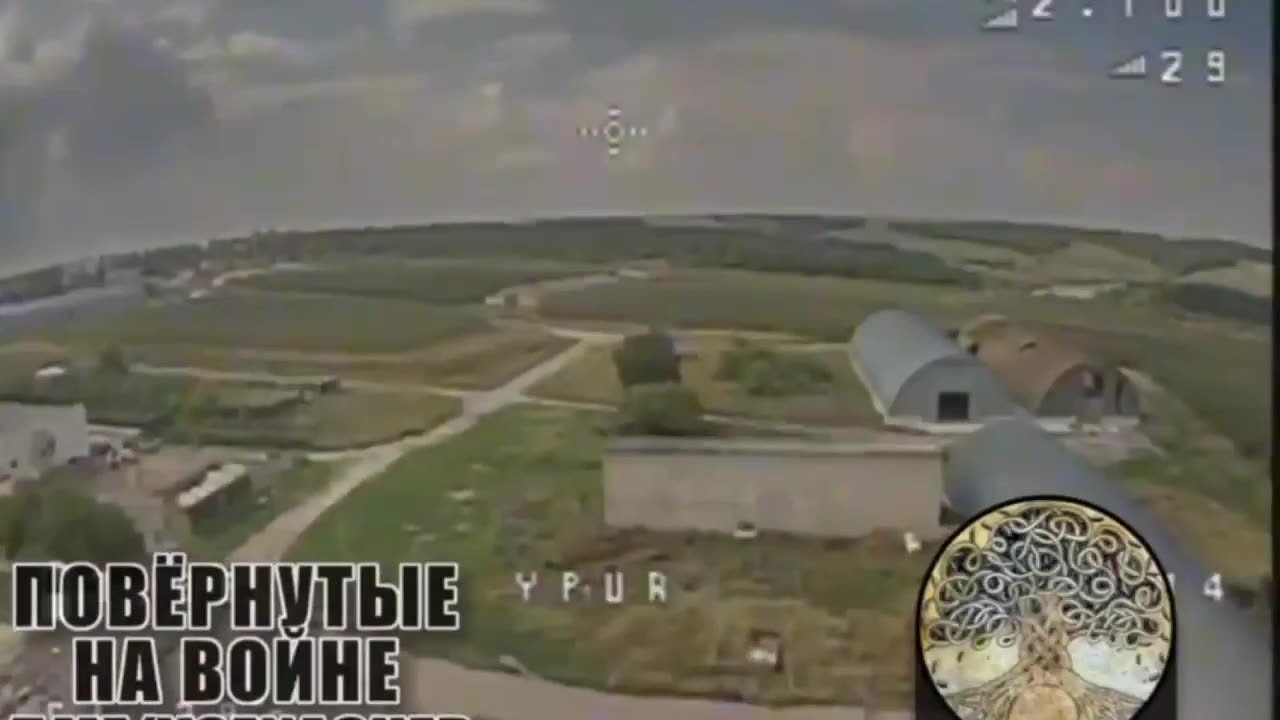 Video of a hit on an open hole of the AFU soldiers in Kharkiv region.