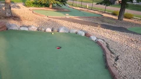 Craziest Mini Golf Shot in the World 😱