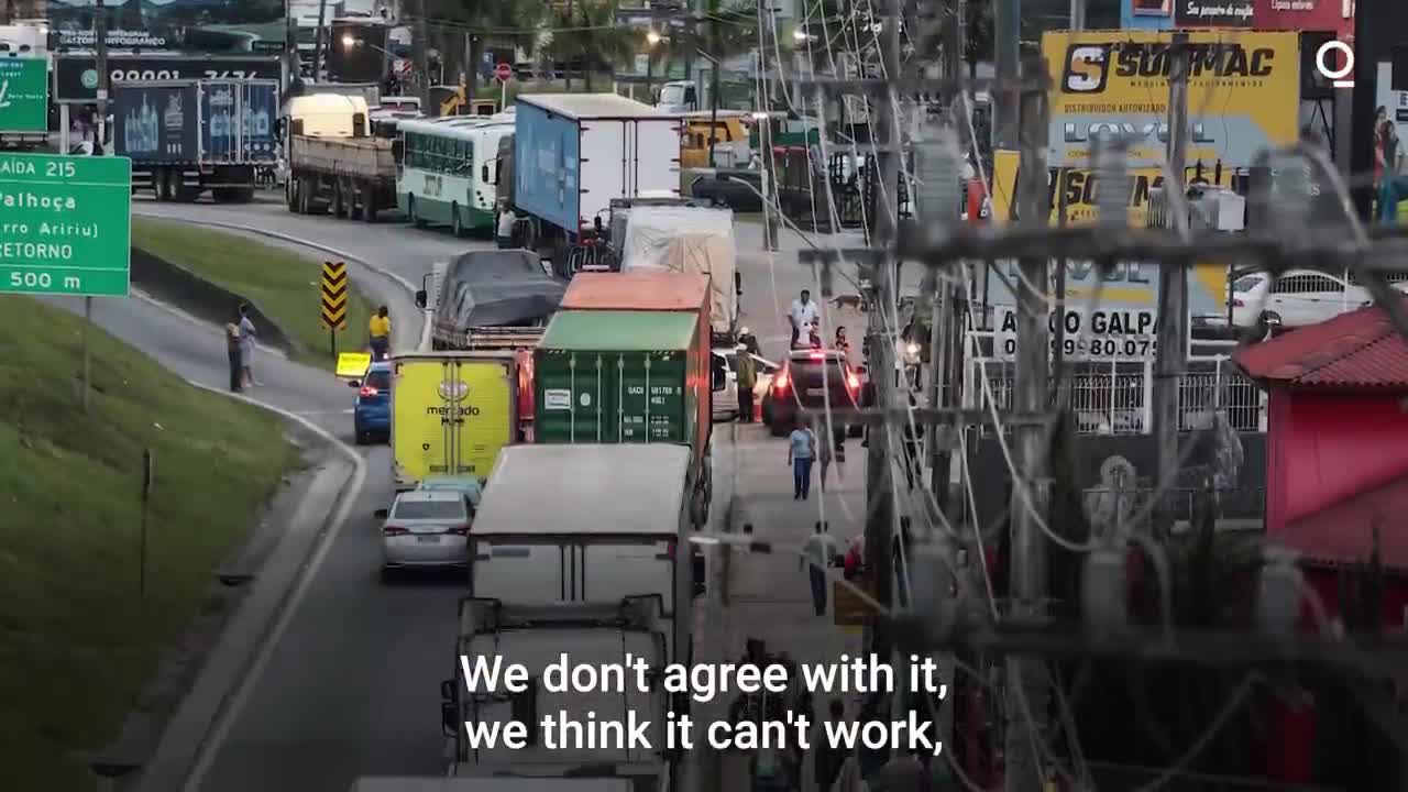 Brazil Truckers Block Roads to Protest Bolsonaro Election Loss