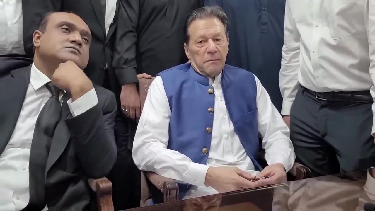 Imran khan in Lahore high court 17 july 2023