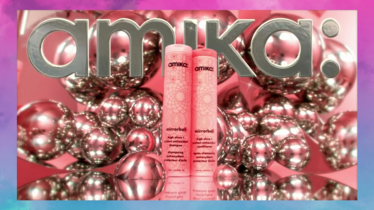 amika mirrorball high shine + protect antioxidant shampoo