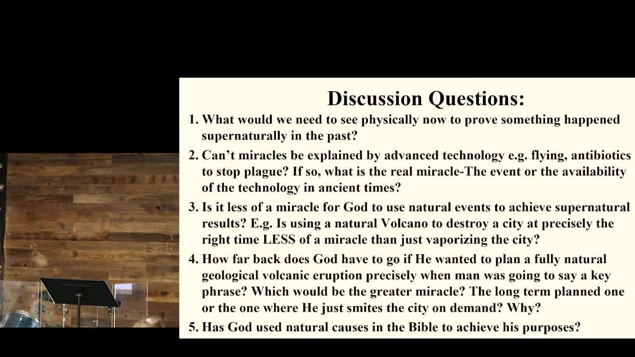 Session 16: Is Jericho a myth? Can the natural prove the supernatural?