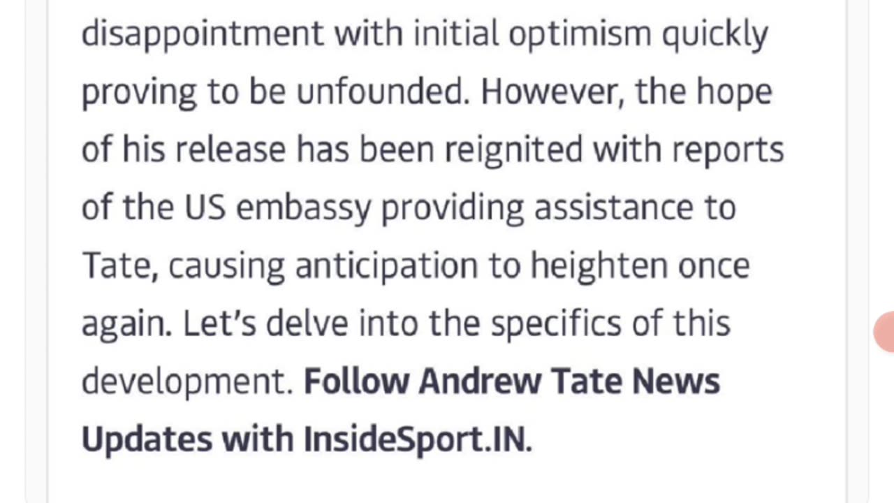 Us Embassy Helping Andrew Tate