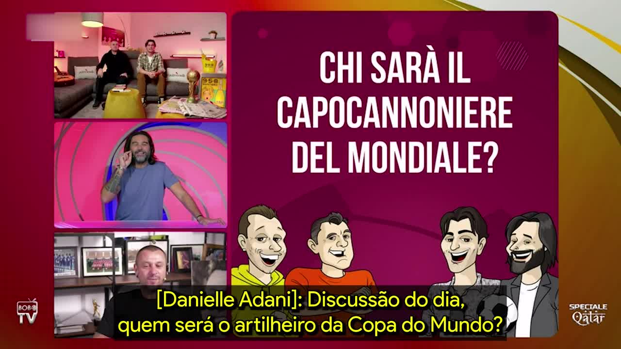 EX-JOGADOR ITALIANO, CASSANO, DETONA RICHARLISON NA COPA