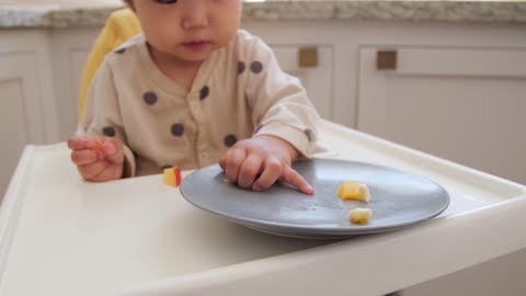 funny baby loves food (baby eating) 2021