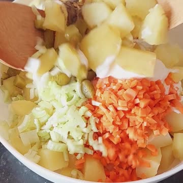 Potato Salad Perfect for a summer party! #shorts #potatosalad #kartoffelsalat #vegan