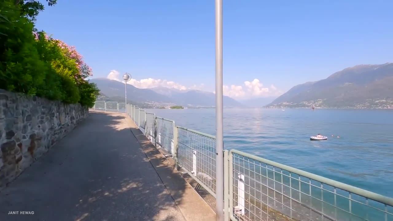 Brissago Switzerland 🇨🇭 a stunning combination of lakes and mountains, lowest point of Switzerland