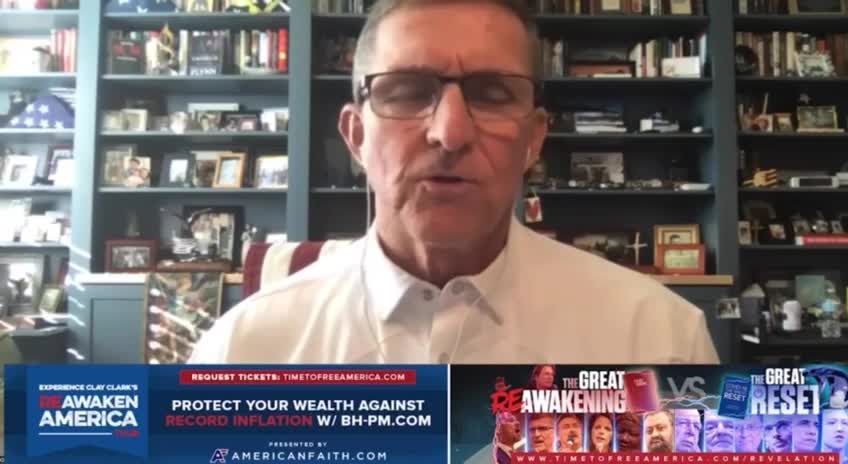 General Flynn says the enemy is acting the way they are because they’re worried (panicked!)