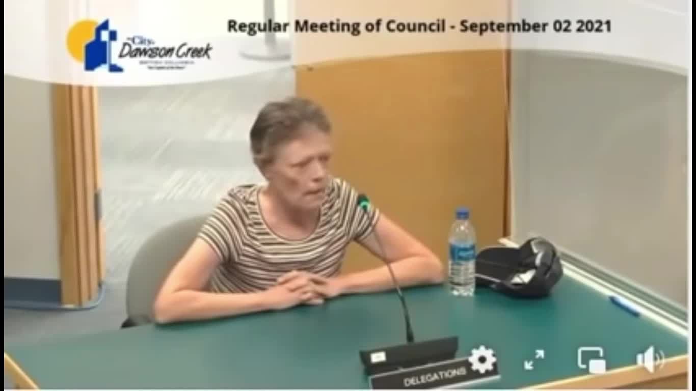 Dawson Creek City Council Meeting Sept. 2nd 2021