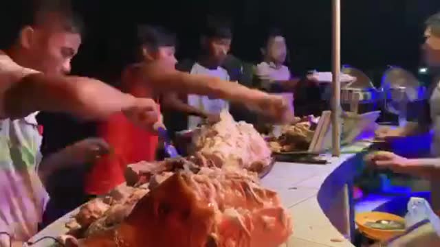 Buffet Lechon Time Lapse