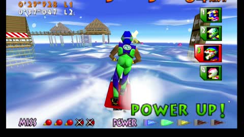 Wave Race N64 Final Round 6 Southern Island