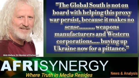 Irish member of EU Parliament says war in Ukraine benefitting western corporations