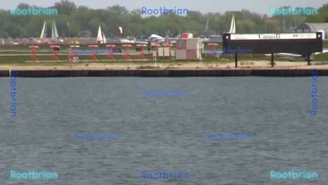 A few loud planes taking off and landing from the toronto island airport