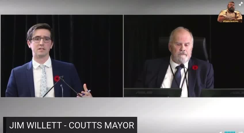 Mayor Of Coutts Admits Under Oath "Guns Were Fake"