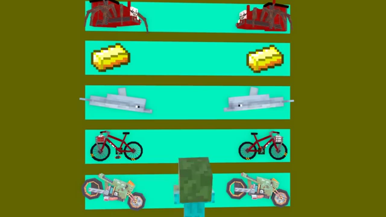 Gifts Game Tapping, Zombie Girl Is The Winner | Minecraft Animation