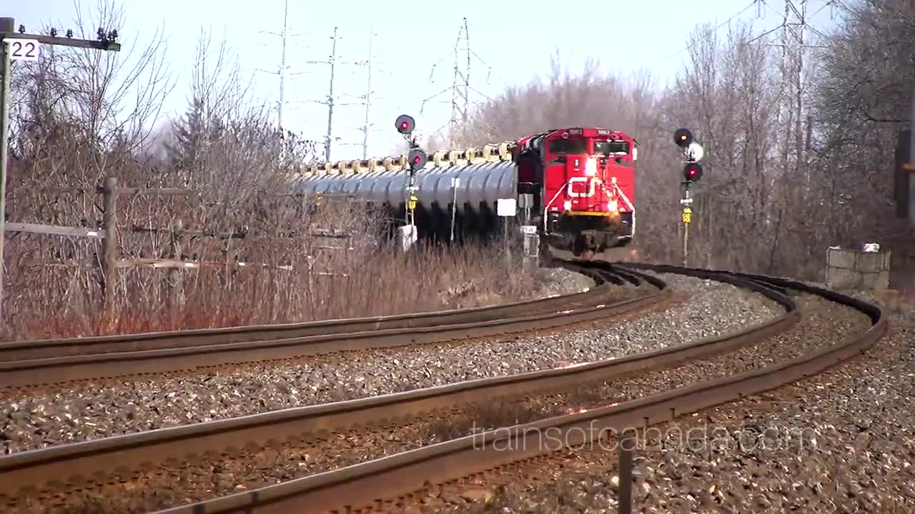 4K video upscale test - Topaz Video AI - CN GATX Tank Train - March 2011 -