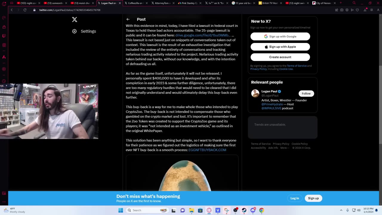 He's Finally Doing It