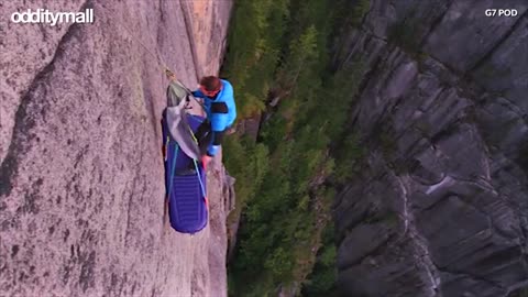 Sleep on the side of a cliff?