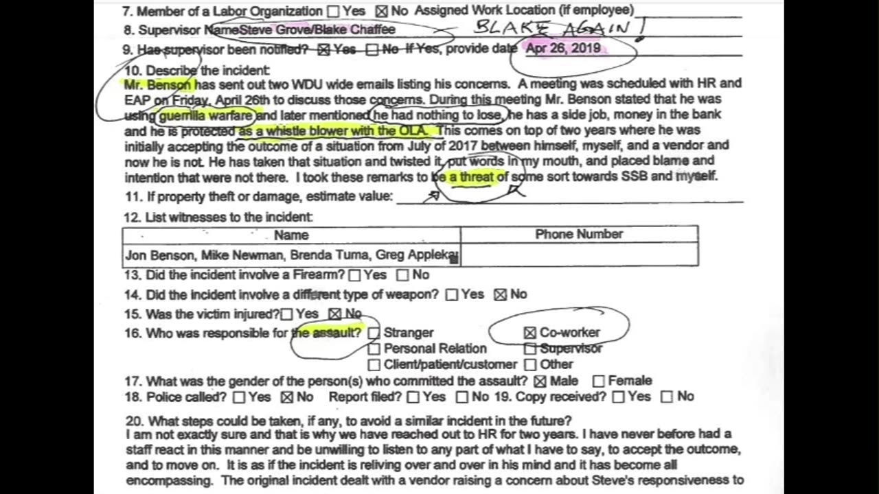 Episode 37. The Sexual Defamation of a Minnesota Whistleblowing Active Shooter. State agency lawyers, assistant attorneys general and union MAPE lawyers collude to cover up pandemic era fraud.
