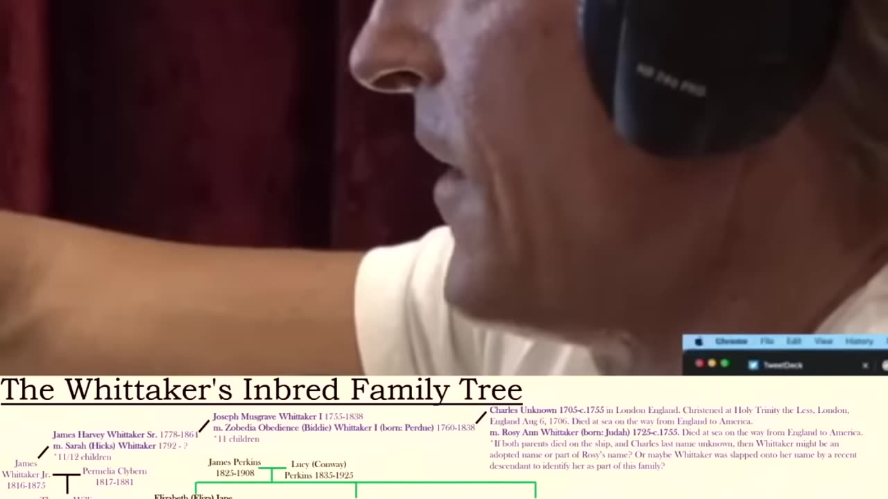 The Whittakers family tree explained Joe Rogan