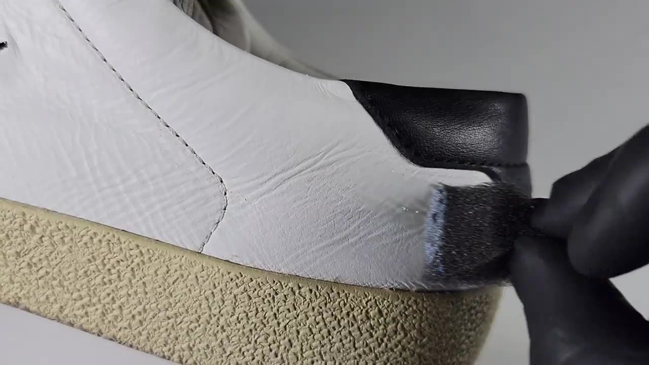 ASMRㅣSaint Laurent White Sneakers Restoration ㅣ4Kㅣrelaxing video