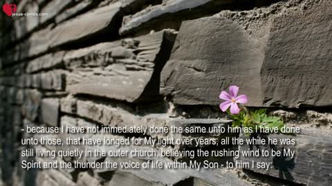 Don't let yourself be tied to anything ❤️ Jesus explains the Church Spirit & The Spirit of Love