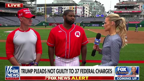 Joining Fox and Friends from Nationals Park