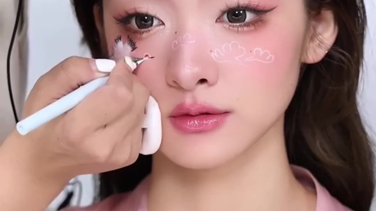 Art and Makeup Beautiful Asian Makeup #Shorts