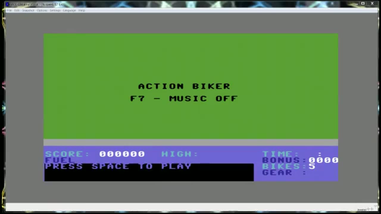 Action Biker (C64)(Part 1)