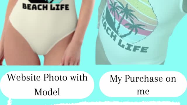 Review of Printful Bathing suit
