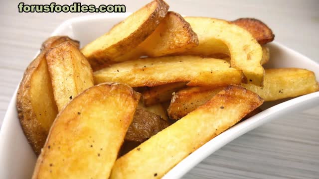 Pan Fried Potato Wedges - I LOVE THESE!