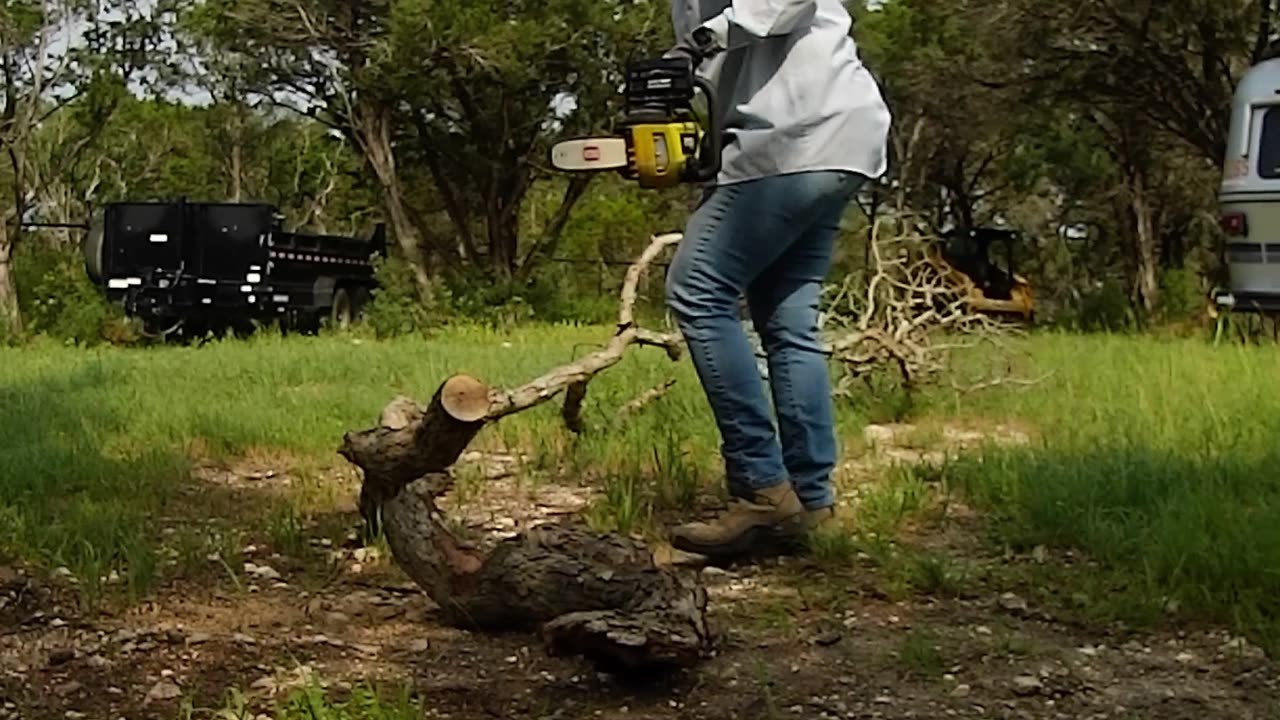 Testing chainsaw