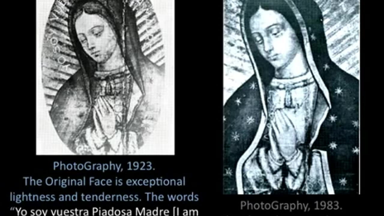 True And Extraordinary Face Of The Virgin Of Guadalupe 1980