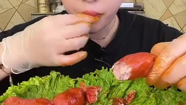 Mukbang seafood