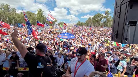 HUGE PEOPLE AUSTRIALLIA CONVOY FREEDOM RALLY UPDATE,