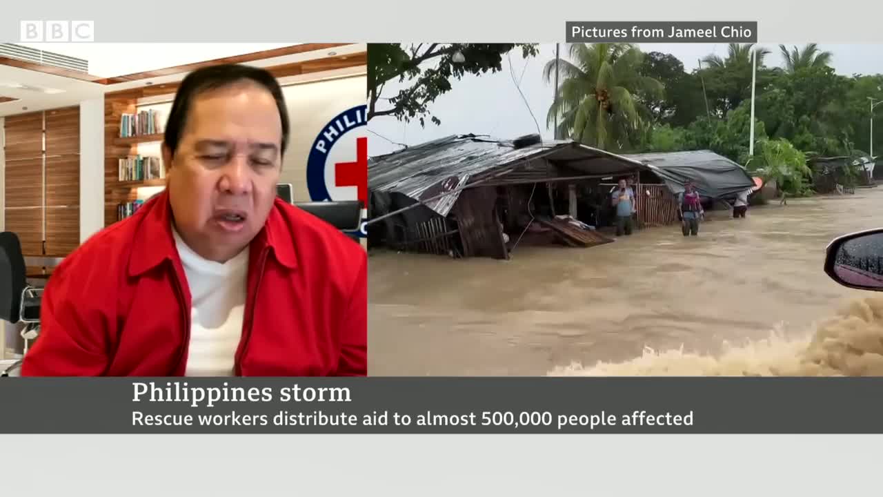 Philippines storm Nalgae kills dozens in floods and mudslides – BBC News