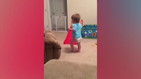 Funny Baby And Pets