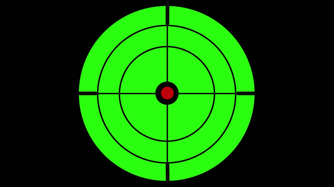 focus on the red center dot