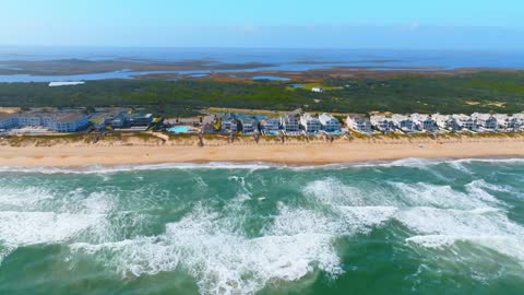 Aerial Video Tour - Pine Island Club - EC4 in Corolla, NC