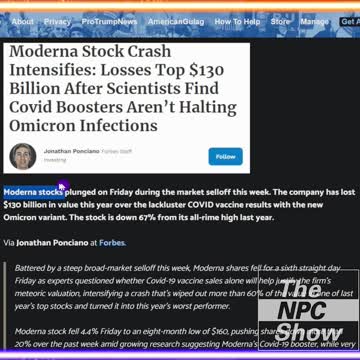 Moderna Stocks Plummet