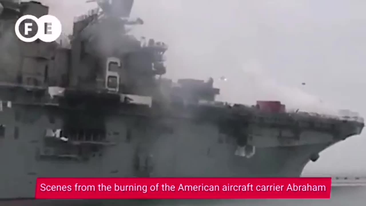 Aftermath of the Yemeni resistance attack on the American aircraft carrier Abraham Lincoln