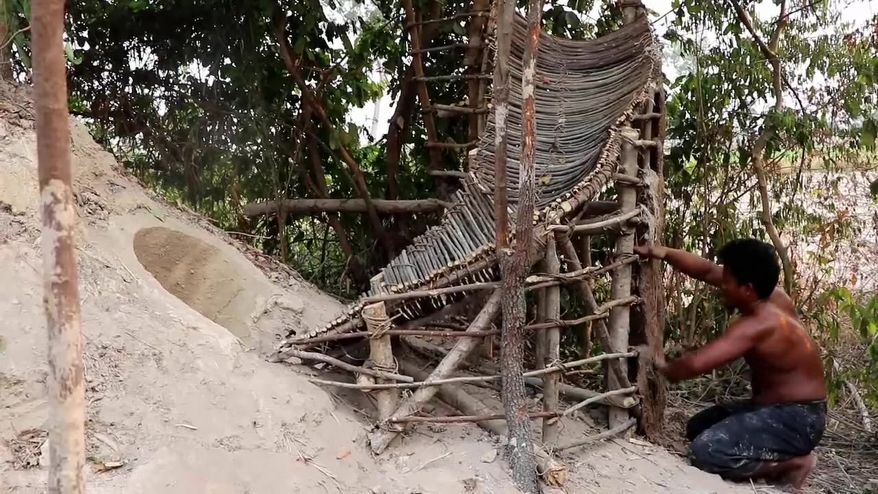 Unbelievable! Building The Most Temple Tunnel Underground Water Slide To Swimming Pools