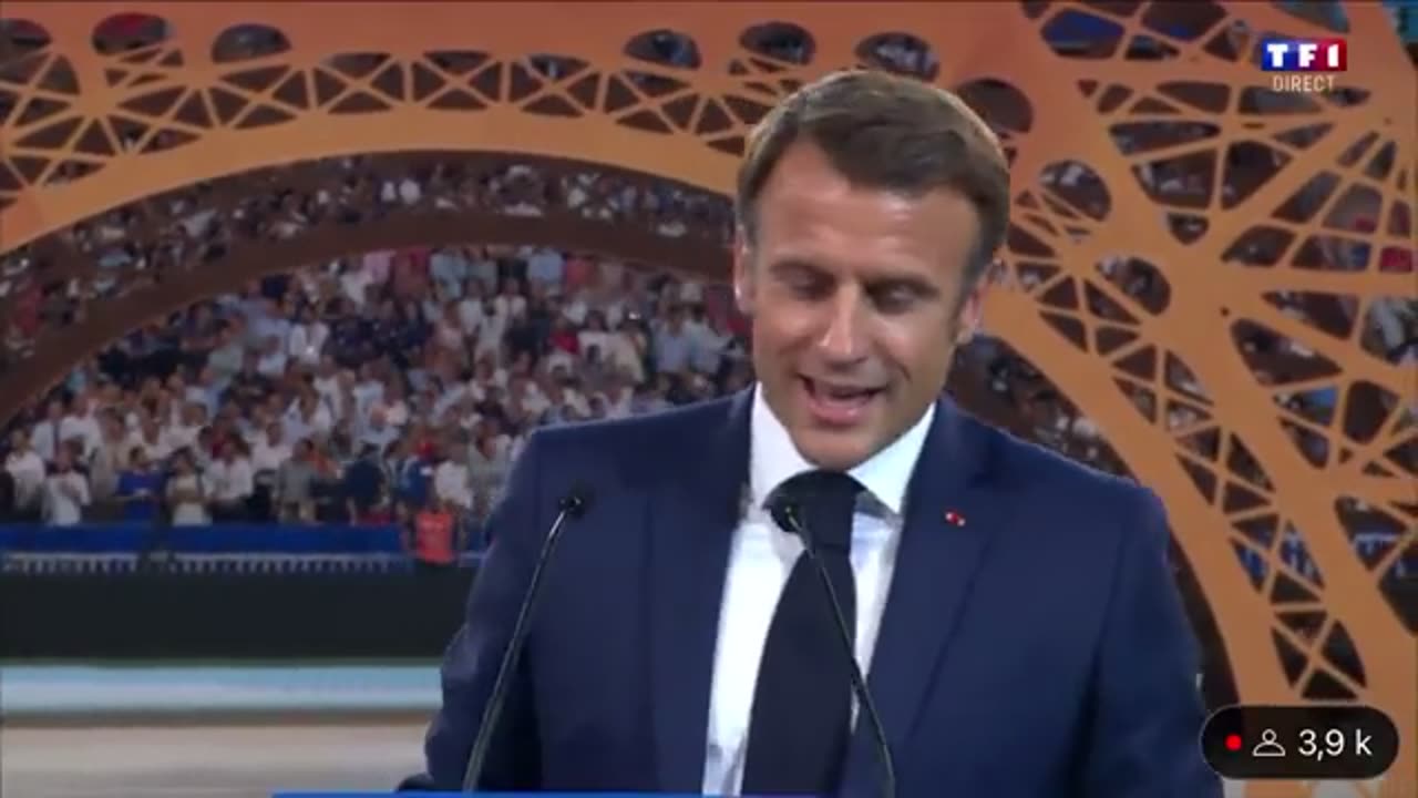 #rugbyworldcup2023 #Macron inaugurates the #Rugby World Cup