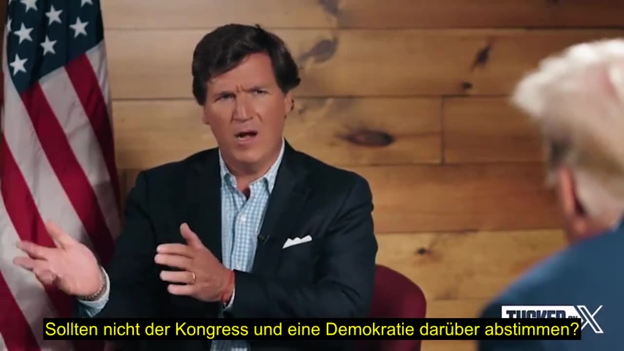 WITH GERMAN SUBTITLE Ad: President Trump, Tucker Carlson | GOP Debate Night | Wed. 08/23/2023, 9PM ET.August 25, 2023